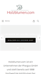 Mobile Screenshot of holzblumen.com