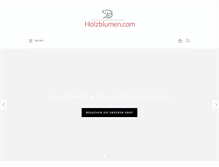 Tablet Screenshot of holzblumen.com